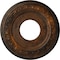 Ekena Millwork Jackson Ceiling Medallion (Fits Canopies up to 7 3/8"), Hnd-Painted Rust, 12 1/4"OD x 4"ID x 1 1/8"P CM12JARUS - alternate 1